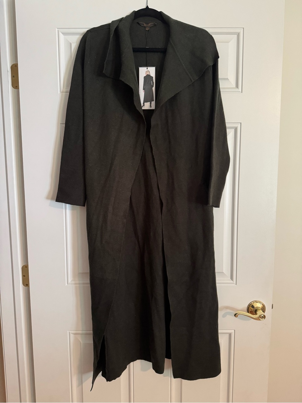 MAXSPORT Long Sleeve Cardigan Duster NWT